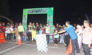 Cegah Balap Liar, Polres Bengkalis Gelar Balap Lari Ramadhan
